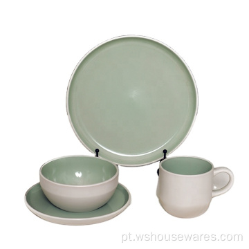 Conjunto de stoneware personalizado de alta qualidade